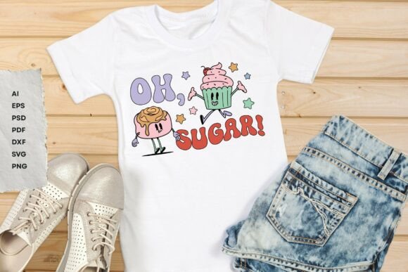Download Oh Sugar ! - Retro Design - SVG - Premium Bundle