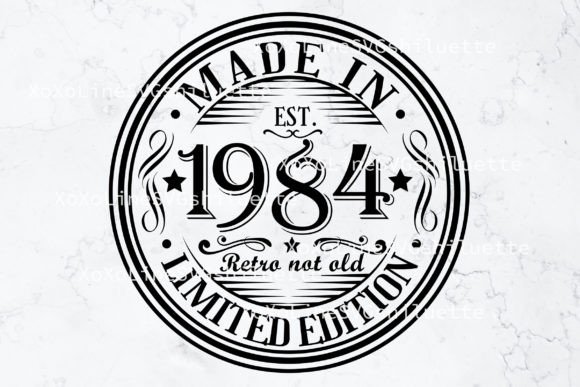 Download 40th Birthday Svg, Born in 1984 Svg - Born Collection