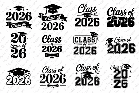 Download Class of 2026 Graduation Clipart Bundles - Graduation Collection